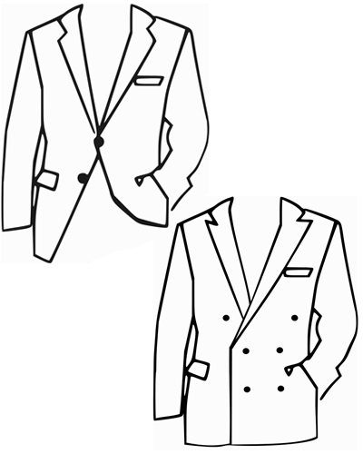 single VS double breasted